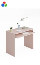 Kinderschreibtisch >iJoy< in Rosa - 90x79x54 (BxHxT)
