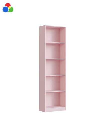 Bücherregal >i-JOY< in Rosa oder aqua - 52x180x25 (BxHxT)