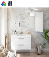 Waschbeckenunterschrank >ECO KIT< (hängend) in...
