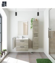 Badezimmer-Set >ARUBA< in Alaska-Eiche - 60x57x45...