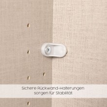 Drehtürenschrank >Koda< in champagner / Atlantic Oak dunkel - 181x210x54 (BxHxT)