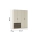 Drehtürenschrank >Koda< in champagner / Atlantic Oak dunkel - 181x210x54 (BxHxT)