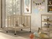 Beistellbett >Dino< in natur lackiert, Buche massiv - 80x89,5x99,4cm (BxHxT)