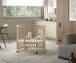 Babybett >Dino< in Natur, Buche massiv - 85,5x98,5cm (HxD)