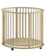 Babybett >Dino< in Natur, Buche massiv - 85,5x98,5cm (HxD)