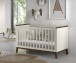 Babybett >Sezane< in Clay/Kiefer Nussbaum, MDF und Kiefer - 145x85x76cm (BxHxT)