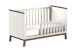 Babybett >Sezane< in Clay/Kiefer Nussbaum, MDF und Kiefer - 145x85x76cm (BxHxT)