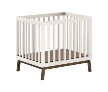 Babybett >Sezane< in Farbe Nussbaum / Clay, MDF /...