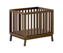 Babybett >Sezane< in Farbe Nussbaum, Kiefer massiv...