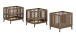 Babybett >Sezane< in Farbe Nussbaum, Kiefer massiv - 100x91,5x80cm (BxHxT)