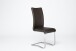 Freischwinger >Muvo I< (1-stk.) 130kg, Edelstahl, Kunstleder braun - 43x103x52cm (BxHxT)