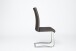 Freischwinger >Muvo I< (1-stk.) 130kg, Edelstahl, Kunstleder braun - 43x103x52cm (BxHxT)