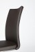 Freischwinger >Muvo I< (1-stk.) 130kg, Edelstahl, Kunstleder braun - 43x103x52cm (BxHxT)