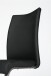 Freischwinger >Muvo II< (1-stk.) 130kg, Edelstahl, Echtleder schwarz - 43x103x52cm (BxHxT)