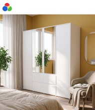 Drehtürenschrank >LISSON< 2 Schubladen,...