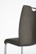 Freischwinger >Kerrin< (1-stk.) 140kg, Edelstahl, Echtleder braun - 45x102x58 (BxHxT)