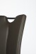Freischwinger >Kerrin< (1-stk.) 140kg, Edelstahl, Echtleder braun - 45x102x58 (BxHxT)