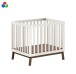 Babybett >Sezane< Kiefer massiv / MDF, 2 Farben zur Auswahl - 100x91,5x80cm (BxHxT)