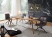 Esstisch >REPA< in Sheesham, Massivholz - 180x76x80cm (BxHxT)