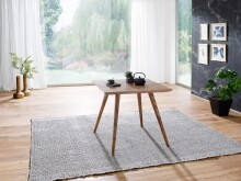 Esstisch >REPA< in Sheesham, Massivholz - 80x76x80cm (BxHxT)