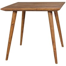 Esstisch >REPA< in Sheesham, Massivholz - 80x76x80cm (BxHxT)