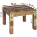 Couchtisch >KALKUTTA< in Mango-Bunt, Massivholz - 60x47x60cm (BxHxT)