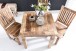 Esstisch >WL5.077< in Mango, Massivholz - 80x76x80cm (BxHxT)
