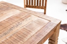 Esstisch >WL5.078< in Mango, Massivholz - 120x76x70cm (BxHxT)