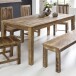 Esstisch >WL5.078< in Mango, Massivholz - 120x76x70cm (BxHxT)