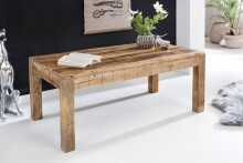 Couchtisch >WL5.085< in Mango, Massivholz - 110x47x60cm (BxHxT)