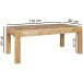 Couchtisch >WL5.085< in Mango, Massivholz - 110x47x60cm (BxHxT)