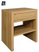 Nachtkommode >Five< Beistelltisch auch im Set, 1 Schublade, Eiche sanremo hell - 44x52x36 (BxHxT)