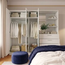 Drehtürenschrank >PANAMA< mit Schubladen +...