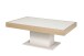 Couchtisch >Garda< mit Schublade, in Cashmere / Eiche Dekor - 110x43x68cm (BxHxT)