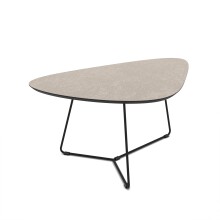 Couchtisch >Pisa< (2er-Set) in Cashmere Steinstruktur - 87x59x59 (BxHxT)
