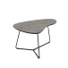 Couchtisch >Pisa< (2er-Set) in Beton Steinstruktur - 87x43x59 (BxHxT)