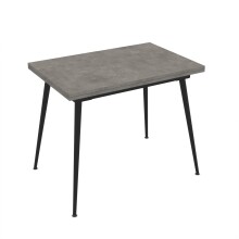 Esstisch >BEJA< aufklappbar auf 120cm, Beton Dekor...