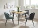 Baumkantentisch >GABI< in Wildeiche Dekor - 90x76x90 (BxHxT)