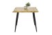Baumkantentisch >GABI< in Wildeiche Dekor - 90x76x90 (BxHxT)