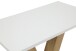 Kulissen-Esstisch >HAMM< ausziehbar auf 180cm, Weiß  + Eiche Dekor - 140/180x76x90cm (BxHxT)