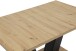 Kulissen-Esstisch >HAMM< ausziehbar 180cm, Anthrazit + Eiche Dekor - 140/180x76x90cm (BxHxT)