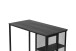Bartisch >KLARA< Metall + Eiche dunkelgrau - 120x103x60cm (BxHxT)