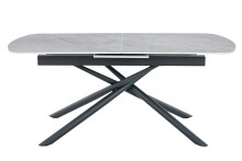 Kulissen-Esstisch >SINTRA< ausziehbar 220cm, Sintered Stone grau - 180/220x76x90cm (BxHxT)