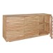 Sideboard >WL5.200< in Akazie - 160x75x43 (BxHxT)