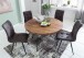 Esstisch >BAGLI< in Sheesham, Massivholz / Metall - 78x120cm (HxD)