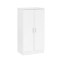 Schuhschrank >WL5.269< in Weiß, Holzwerkstoff - 55x108x35cm (BxHxT)