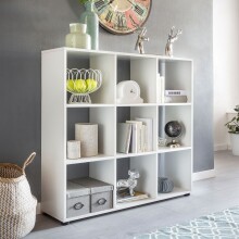 Bücherregal >WL5.275< in Weiß,...