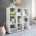 Bücherregal >WL5.275< in Weiß, Holzwerkstoff - 108x104x29cm (BxHxT)