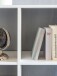 Bücherregal >WL5.275< in Weiß, Holzwerkstoff - 108x104x29cm (BxHxT)