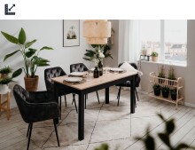 Esstisch >Coburg< ausziehbar, Artisan Eiche /...